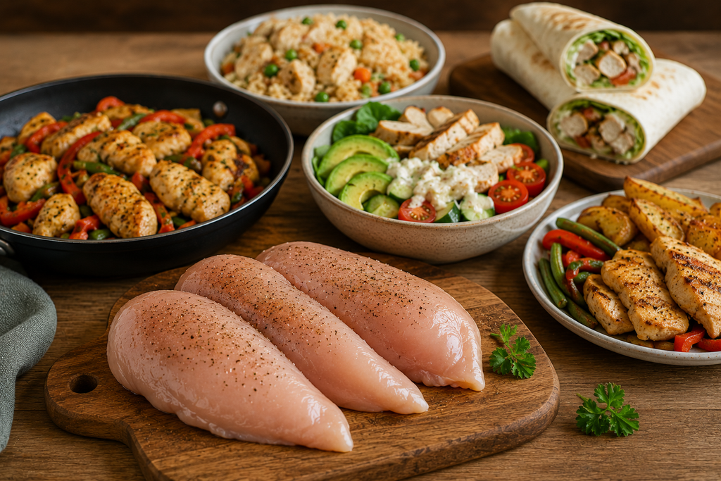 Hähnchen als flexible Zutat für Pfanne, Wraps und Bowls